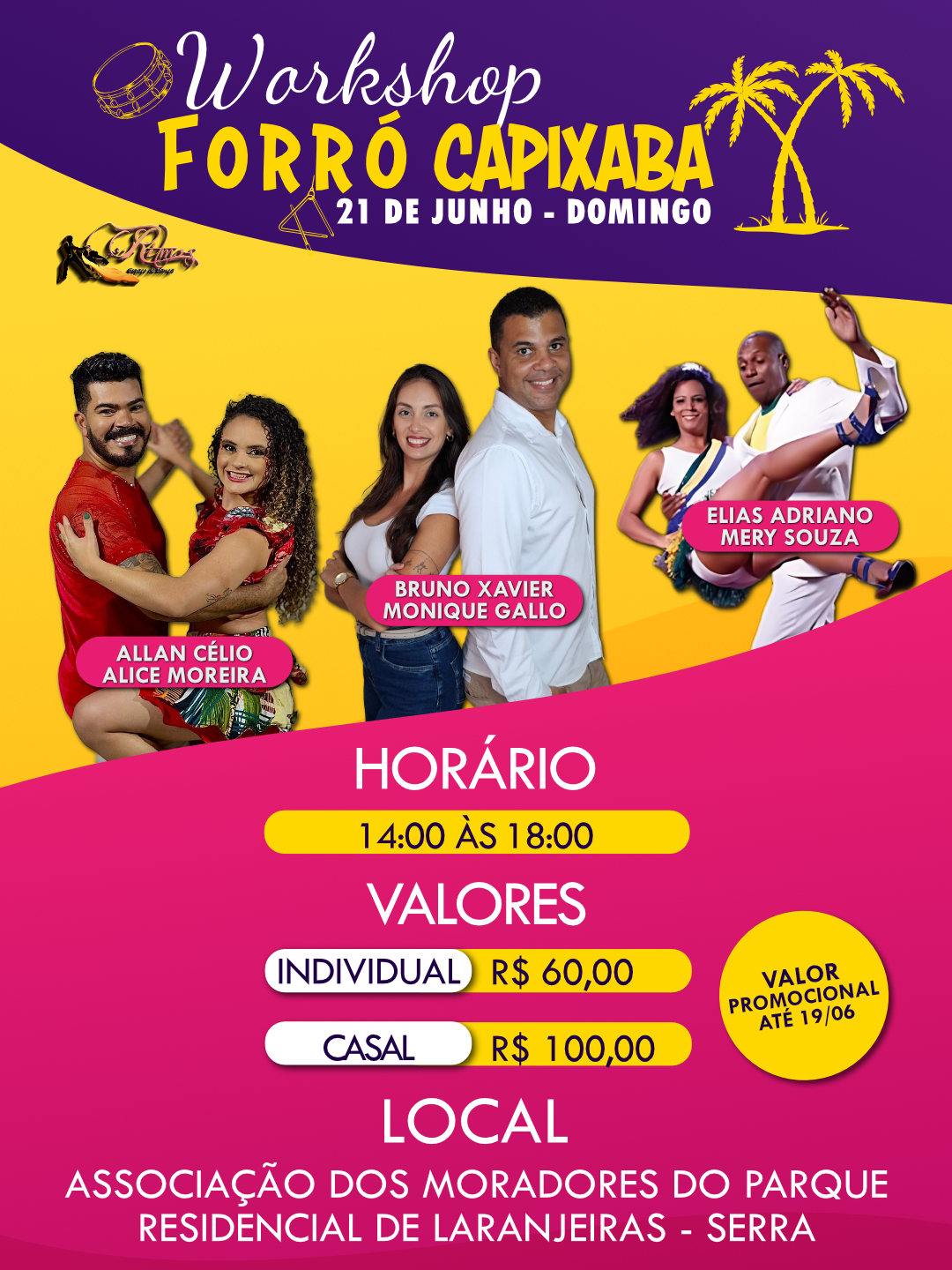 Novas turmas
